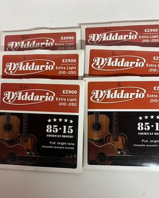 D'ADDARIO EZ900 CORDE CHITARRA ACUSTICA 10-50