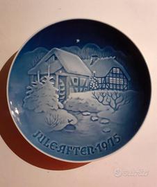 Piatto natalizio Bing & Grøndahl del 1975