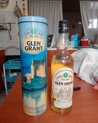 Glen grant scotch whisky con confezione originale