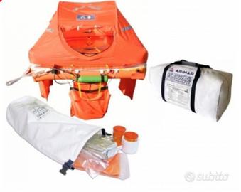 Zattera Arimar 8 persone con valigia