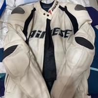 Giacca di pelle da moto Dainese taglia 48