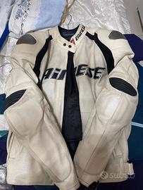 Giacca di pelle da moto Dainese taglia 48