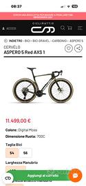 Cervelo aspero 5  red axs1