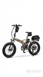 bicicletta elettrica 250w 48v Reset young verde