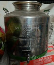  contenitore olio 30 lt acciaio inox