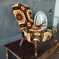 Poltrona In stile Barocco velluto Versace