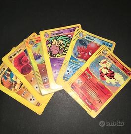 6 Carte Pokemon Set Aquapolis
