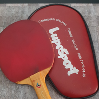 Luposport rara racchetta ping pong vintage