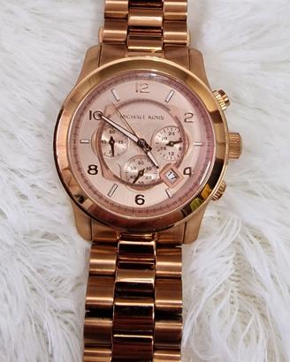 Michael Kors Rosa Color Oro Orologio uomo MK8096