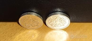 2 monete One pound 1983