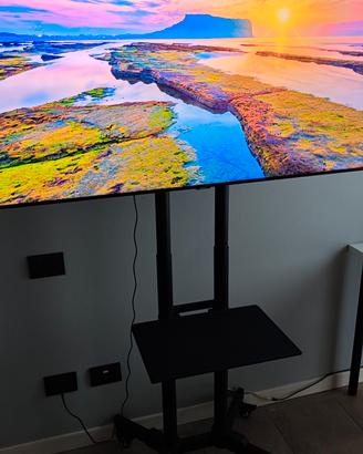Smart TV Samsung QLED 55” 4K  + supporto Bontec