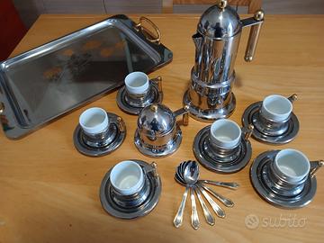 Set caffè in acciaio 18/10 VEV VIGANO