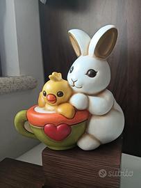 coniglio grande con pulcino Thun 