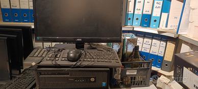 PC desktop HP ProDesk 600 G1 + Monitor, tastiera e