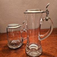 COPPIA BOCCALI BIRRA VINTAGE ANNI 70/80