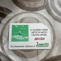 Scheda telefonica sip rara