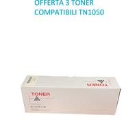 3 TONER COMPATIBILI TN-1050 BROTHER DCP 1510E-1512