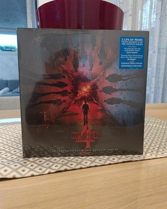 Vinile Strangers Things 4 rosso trasparente