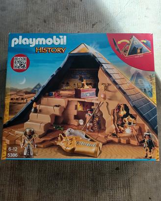 Mega Lotto Playmobil History, piramide più due set