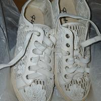 scarpe Donna col. panna n.36 floreale 