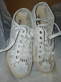 scarpe Donna col. panna n.36 floreale 