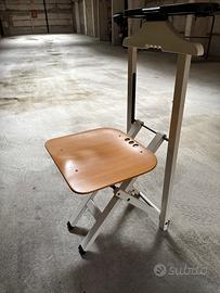 Sedia pieghevole portaabiti tipo foppa pedretti