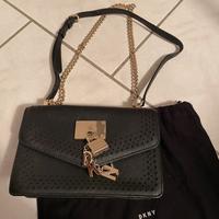 Borsa a tracolla in pelle Elissa DKNY