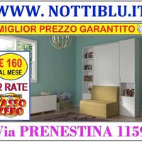Letto a Scomparsa 1p12 rate da € 160. a TASSO ZERO