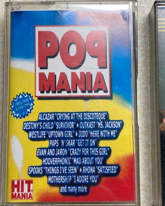 Musicassetta Pop Mania Compilation 2001