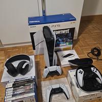 Ps5 slim disco+ tanti accessori (bundle)