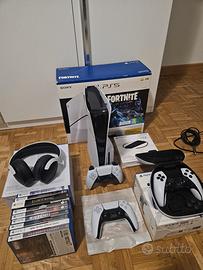 Ps5 slim disco+ tanti accessori (bundle)