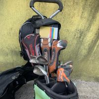 Bastoni da golf con sacca