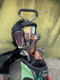 Bastoni da golf con sacca