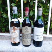Bottiglie di vino vintage