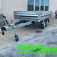 Rimorchio Ellebi con freni doppio asse