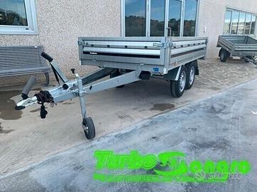 Rimorchio Ellebi con freni doppio asse