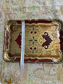 Vassoio anni 70 in legno