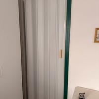 2 Porte a soffietto bianche