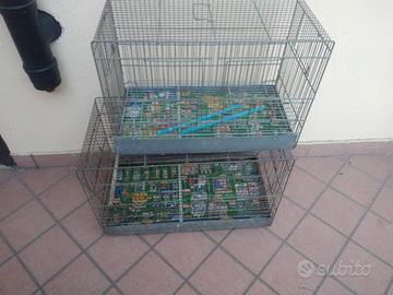 due gabbie zingate una da 45 e una da 55
