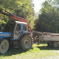 Landini 10000 con caricatore forestale