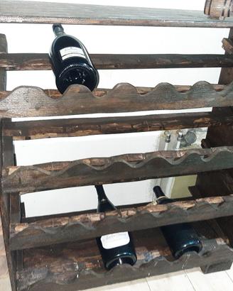Mobile Portabottiglie Artigianale di Pregio