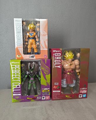 Lotto 3x S. H. Figuarts dragon Ball