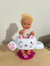 Bambola Nenuco + borse e zaino