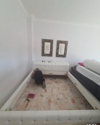 Letto King Size 180x200 Contenitore in Ecopelle