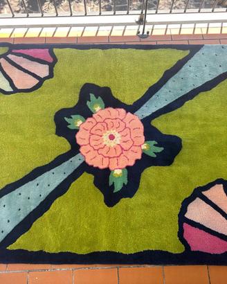 Tappeto hand tufting aventino 190 x 160 flower mad