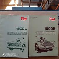 Catalogo Fiat 1500 1800 carrozzeria anni 60 epoca 