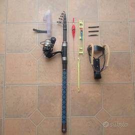 Canna da pesca Carbonio Trota Mare Lago 