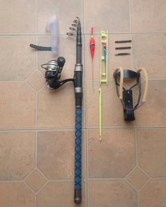 Canna da pesca Carbonio Trota Mare Lago 
