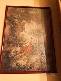 Puzzle da 1500 pz +500 pz con cornice e vetro
