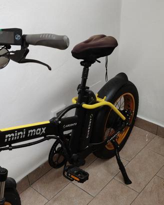 Bicicletta Elettrica Pieghevole ARGENTO MINIMAX